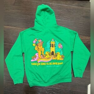 Briston Maroney Close Your Eyes Vibrant Green Concert Hoodie